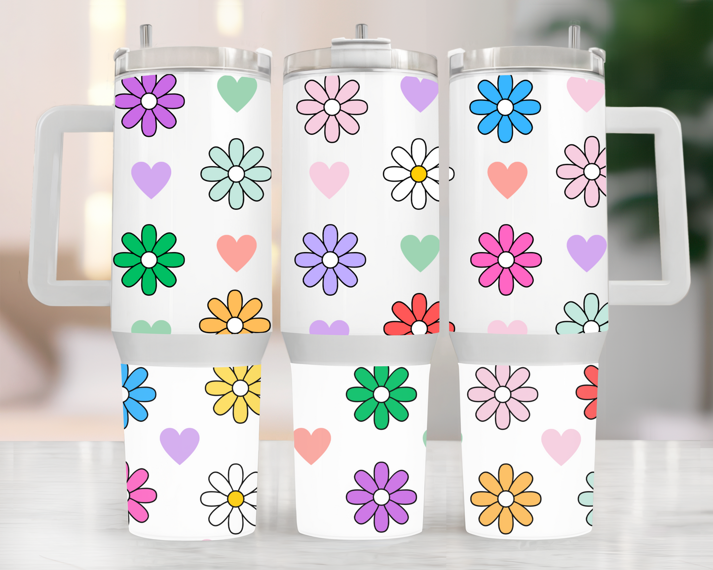 Colourful Daisy's Tumbler
