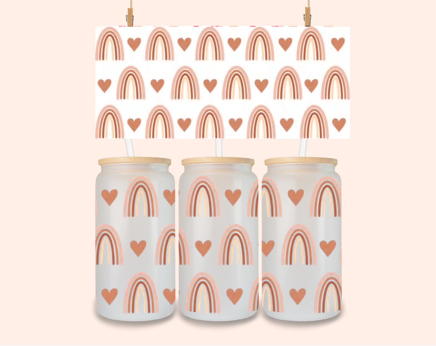 Rainbow Neutral UV DTF 16 Oz