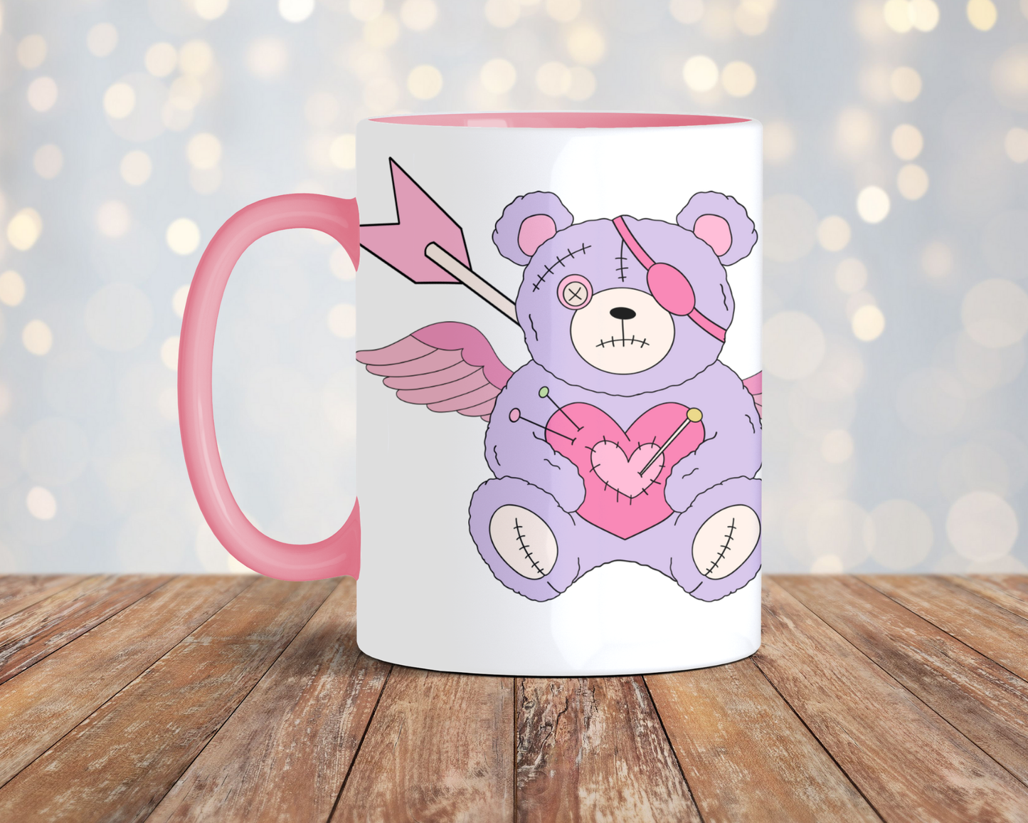 Cupid bear mug