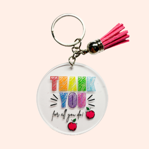 Personalised teacher Keyring