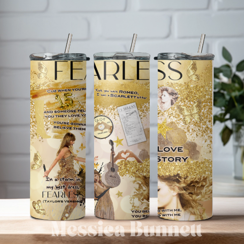 Taylor Swift Fearless Tumbler