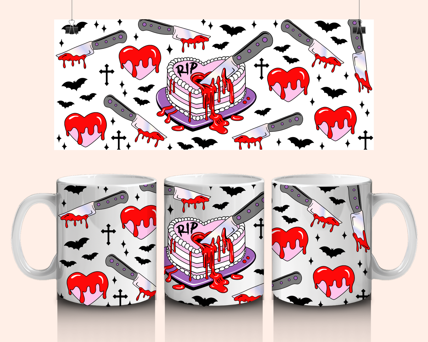 RIP valentine mug