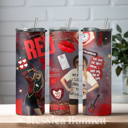 Taylor Swift Red Tumbler