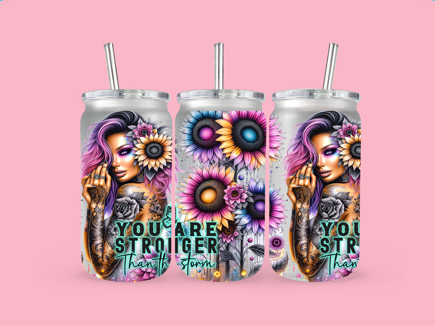 Stronger than the storm Tattoo Girl
