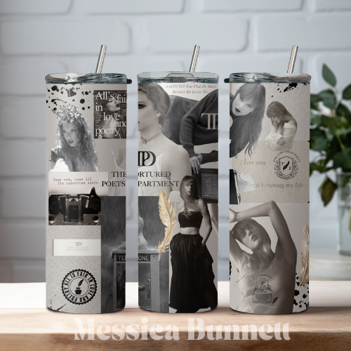 Taylor Swift Tortured Poet Tumbler