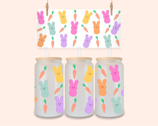 Peeps and Carrots UV DTF 16 Oz