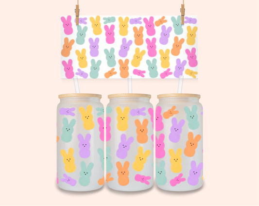 Scattered Peeps UV DTF 16 Oz