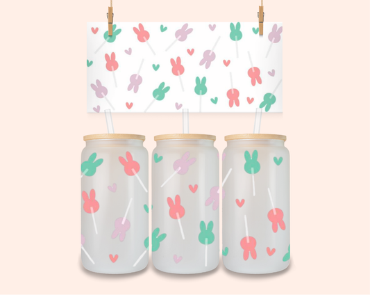 Bunny lollies UV DTF 16 Oz