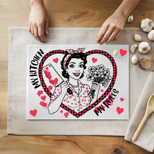 My kitchen my rules cutting board