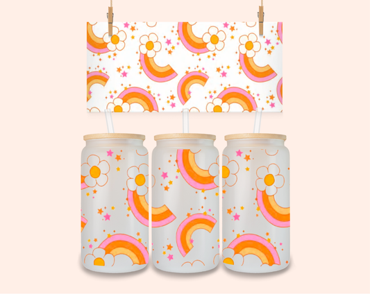 Daisy Rainbow UV DTF 16 Oz