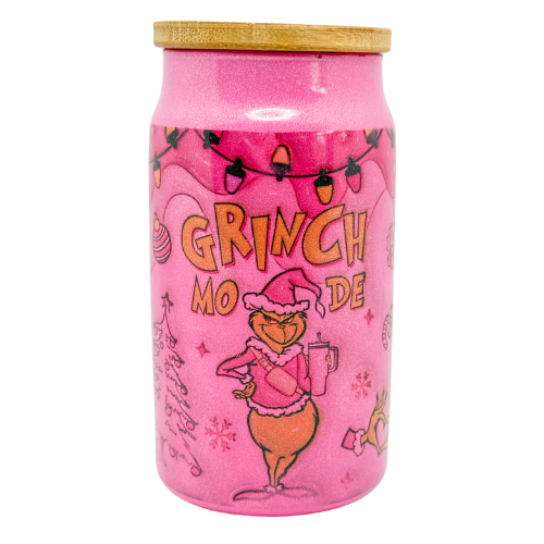 Pink Grinch Libby 16oz