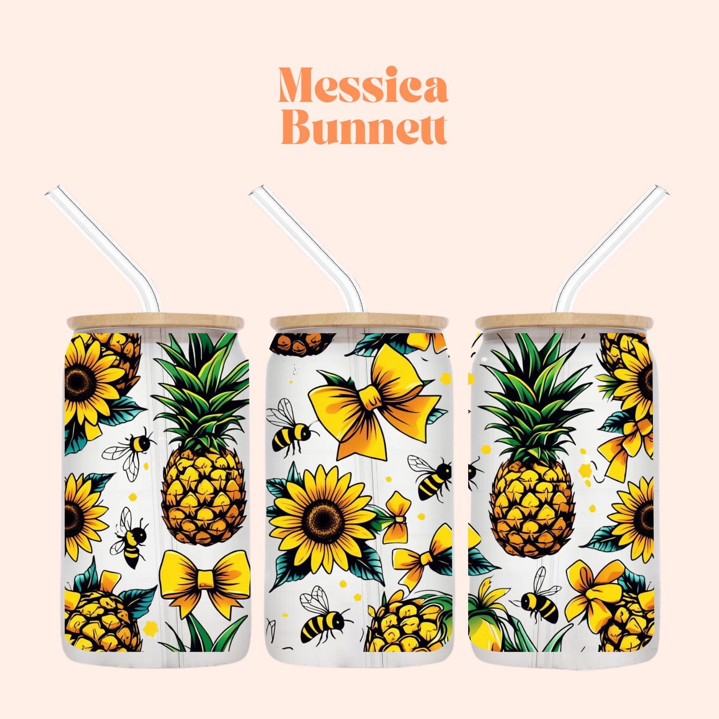 Pineapples and Sunflowers Libby