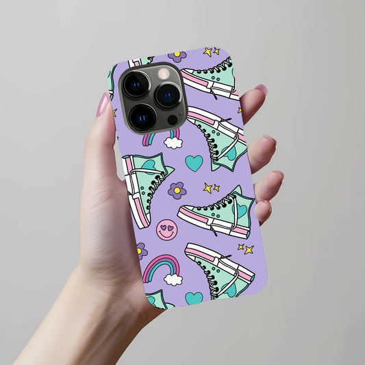 Purple Sneakers Phone Case