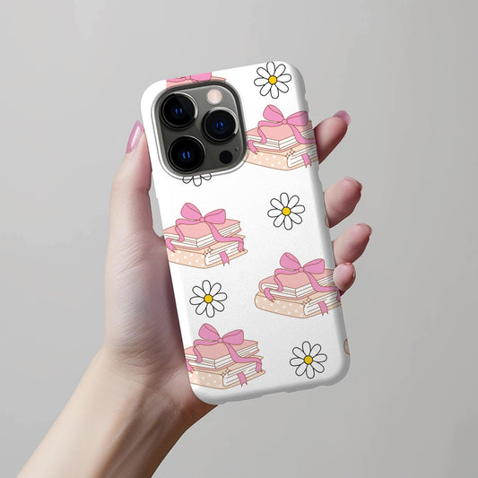 Books and Daisy's Phone Case
